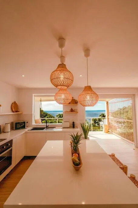 Apartament Vaneia : Vue Mer Panoramique Depuis Un Duplex D'Exception Bouillante Gwadelupa